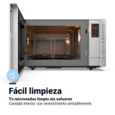 MICROONDAS 25 LITROS. GRILL. CONTROL DIGITAL. INOX
