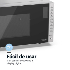 MICROONDAS 25 LITROS. GRILL. CONTROL DIGITAL. INOX