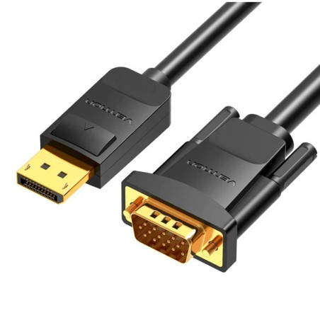 CONVERTIDOR HBLBG  DISPLAYPORT MACHO-VGA MACHO 1.50M NEGRO
