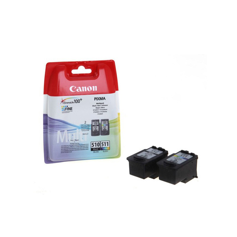 INK JET CANON ORIG. PG-510/CL-511 PACK 2 BLISTER