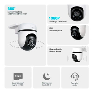CAMARA TP-LINK IP WIFI TAPO C500 VIGILANCIA 360º EXTERIOR