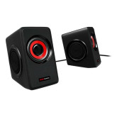 ALTAVOCES MARS GAMING MS1 10W 2.0 ROJOS 