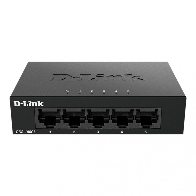 SWITCH D-LINK 5 PORT GIGABIT METAL HOUSING DGS-105GL