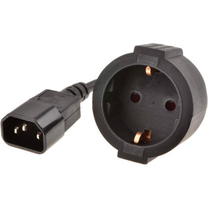 CABLE EXTENS.ALIMENTACION CRADIA EXTERNO C14 A SHUKO 0.20 CM