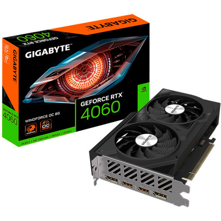 VGA GIGABYTE GEFORCE RTX 4060 WINDFORCE OC 8GB GDDR6