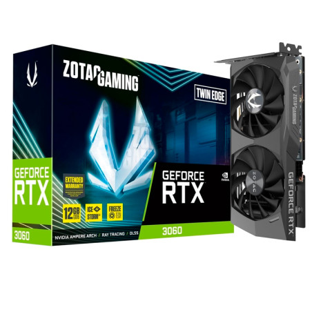 VGA ZOTAC GEFORCE RTX 3060 TWIN EDGE NVIDIA 12 GB GDDR6