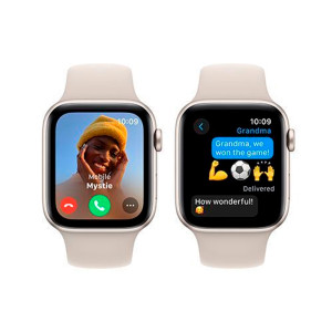 RELOJ APPLE WATCH SE 2 GPS 44MM CAJA ALUMINIO BLANCO MRE43QL