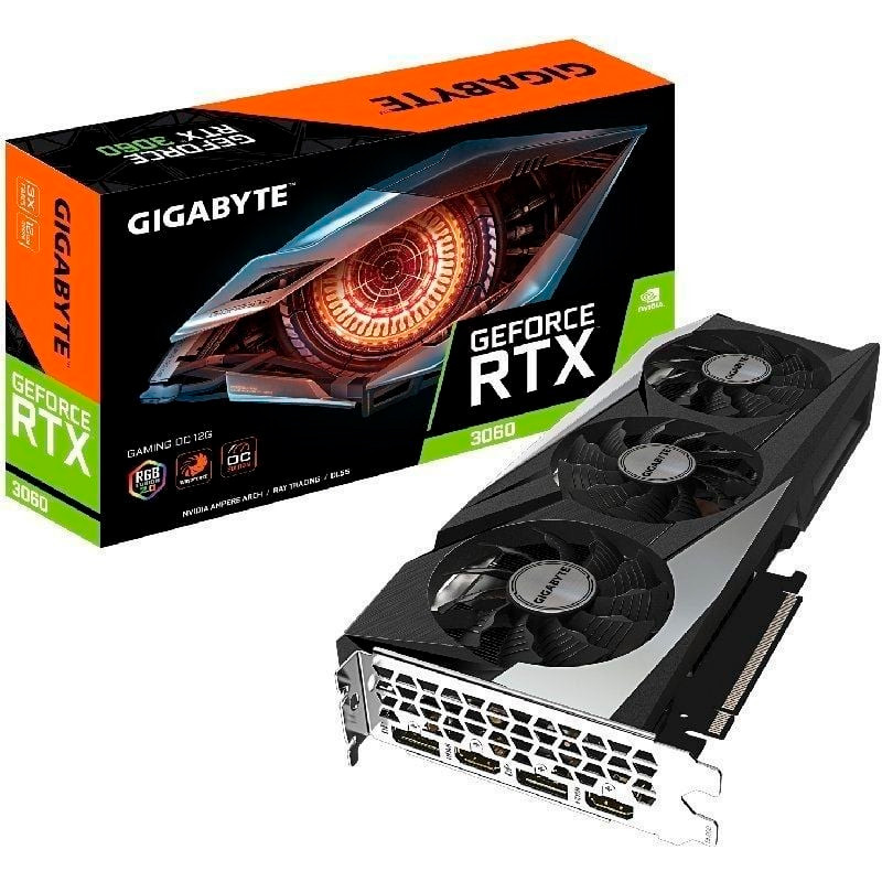 VGA GIGABYTE RTX 3060 GAMING OC 12GB LHR
