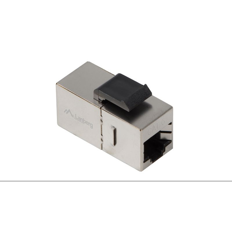 CONECTOR RJ45 HEMBRA/HEMBRA PARA PATCH PANEL CAT.6 METAL