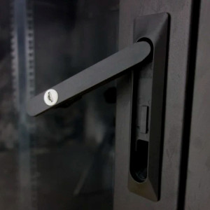 ARMARIO MURAL 19" PHASAK 12U PHO 3112 600X600 PTA.CRIS.NEGR