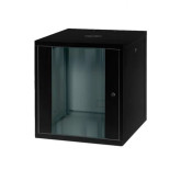 ARMARIO MURAL 19" PHASAK 12U PHO 3112 600X600 PTA.CRIS.NEGR