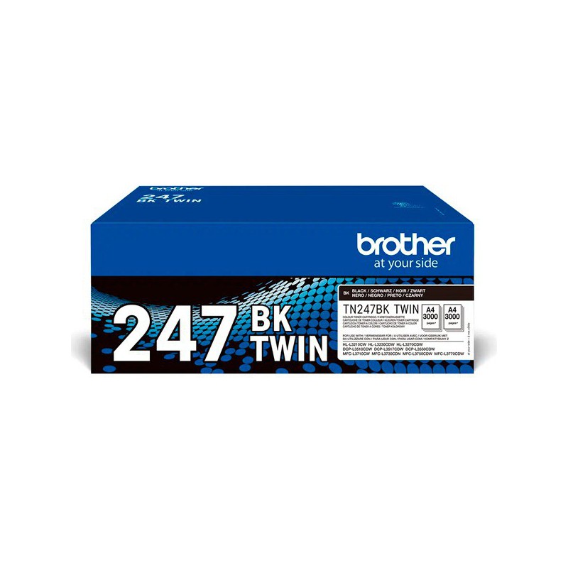 TONER BROTHER ORIG.TN247BKTWIN HLL3210, 3230CDW