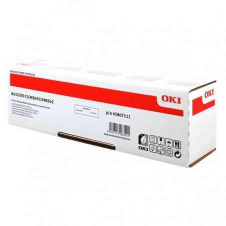 TONER OKI ORIG. B432 B512 MB492 MB562  NEGRO 12.000 PAG.
