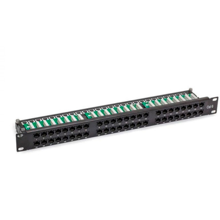 PATCH PANEL 19" PHASAK CAT.6 UTP LSA + 48P. 1U/ PU 4812