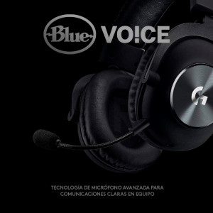 AURICULAR LOGITECH CON MICRÓFONO G PRO X USB NEGRO