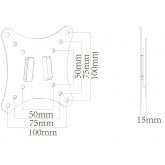 SOPORTE APPROX PARED FIJO TV APPST00 10"-25"