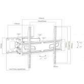 SOPORTE APPROX PARED EXTENSIBLE TV APPST15XD 32"-70"
