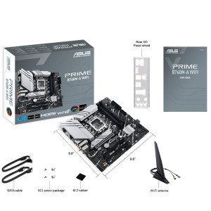 PLACA BASE ASUS PRIME B760M-A WIFI 1700 DDR5 M-ATX
