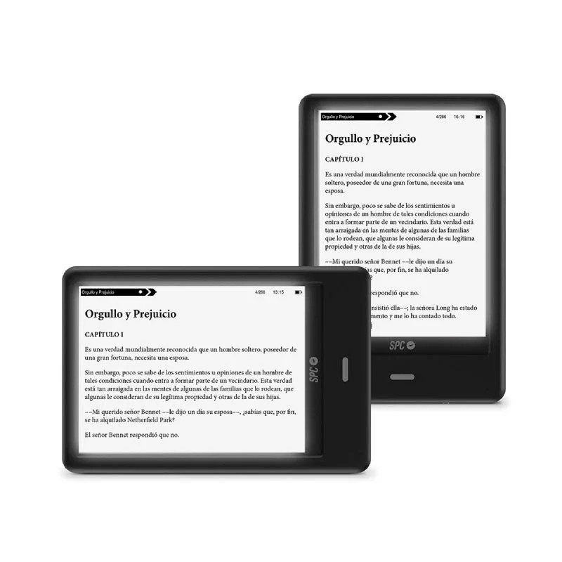 E-BOOK SPC DICKENS LIGHT PRO 6" TINTA ELECTRÓNICA 5614NNEGRO