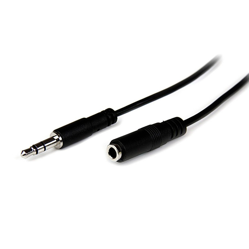 CABLE AUDIO STEREO MINIJACK 3.5 MACHO/HEMBRA 5 MTS (M)