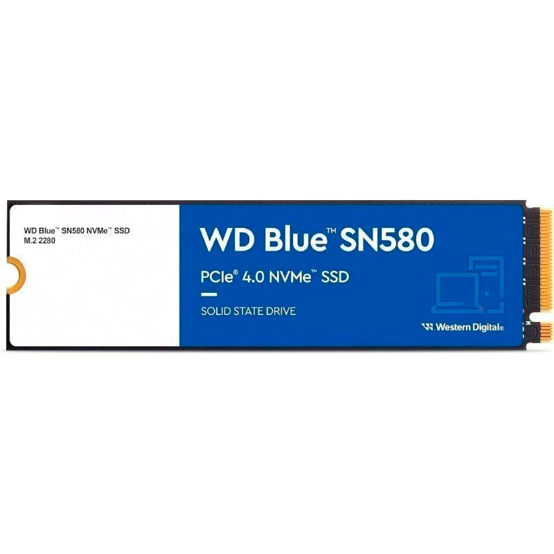 DISCO SOLIDO SSD WESTERN DIGITAL 500GB BLUE SN580 2280PCIE 