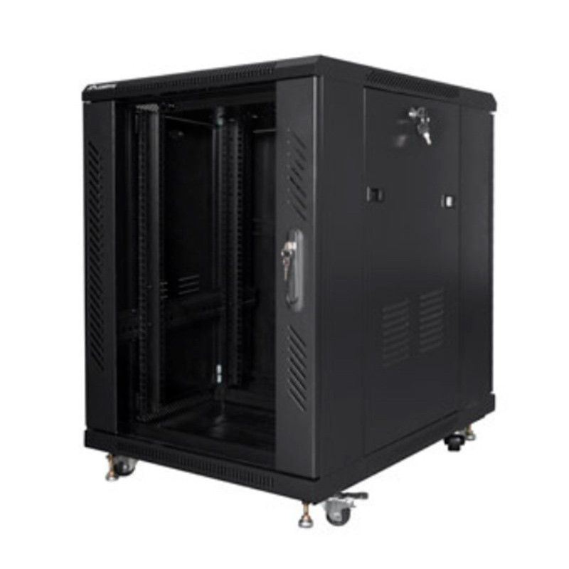 ARMARIO MURAL LANBERG 19"15U 600X800+ RUEDAS  DESMONTADO