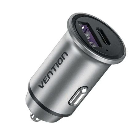 CARGADOR DE COCHE VENTION FFFH0/ 1XUSB-TIPO C/ 1XUSB/ 30W