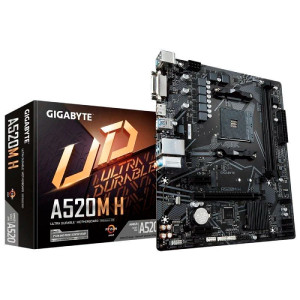 PLACA BASE GIGABYTE A520M H ZÓCALO AM4 MICRO ATX
