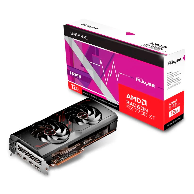 VGA SAPPHIRE PULSE RADEON RX 7700 XT  12 GB