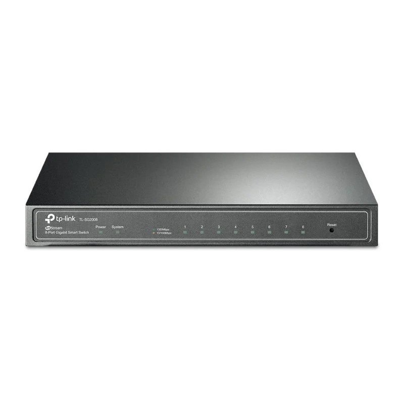 SWITCH GESTIONABLE TP-LINK TL-SG2008 8 PUERTOS 10/100/1000