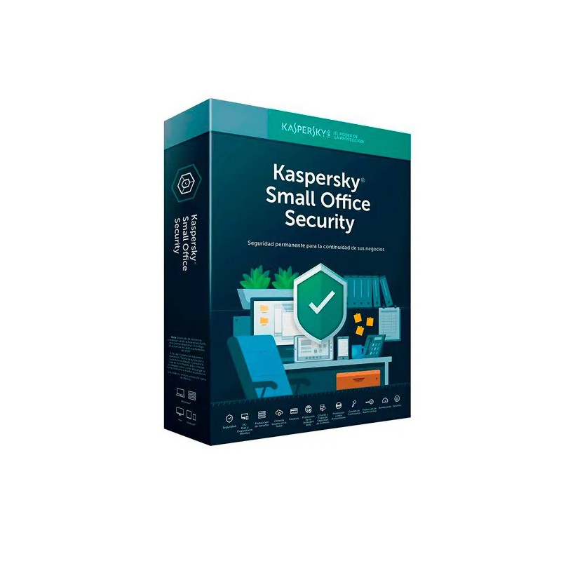 SOFT.KASPERSKY SMALL OFFICE SECURITY 5 US.+1 SERVIDOR 1 AÑO