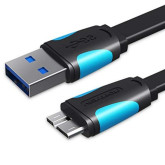 CABLE VENTION ALARGADOR USB 3.0 MICROUSB M/USB M 0.50 AZUL