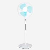 VENTILADOR DE PIE ZERMATT 7045W BLANCO