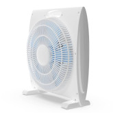 VENTILADOR BOX FAN. DIM ASPAS 12". 45W. MECANICO. BLANCO