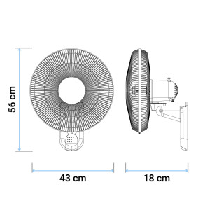 VENTILADOR DE PARED SÖLDEN 7050W BLANCO