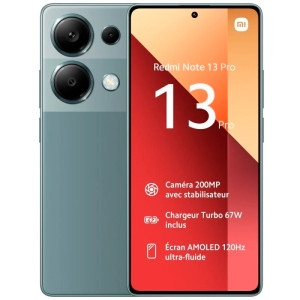 SMARTPHONE XIAOMI REDMI NOTE 13 PRO 12GB 512GB 6.67" VERDE