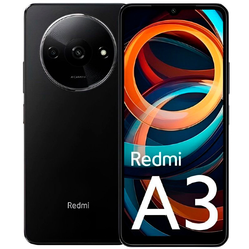 SMARTPHONE XIAOMI REDMI A3 4GB 128GB 6.71" NEGRO MEDIANOC
