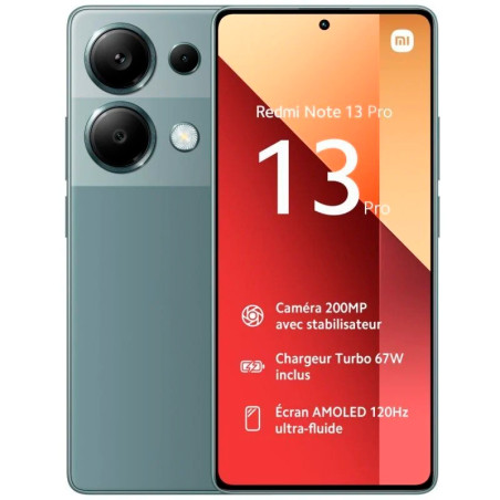SMARTPHONE XIAOMI REDMI NOTE 13 PRO NFC 8GB 256GB 6.67" VERD