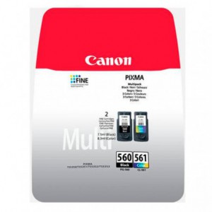 MULTIPACK CANON ORIG.PG560BK+CL561 TRICOLOR +PAPEL