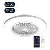VENTILADOR DE TECHO KONA 7050W BLANCO Y PLATEADO