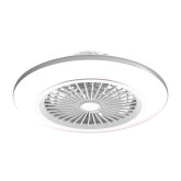 VENTILADOR DE TECHO KONA 7050W BLANCO Y PLATEADO