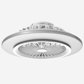 VENTILADOR DE TECHO KONA 7050W BLANCO Y PLATEADO