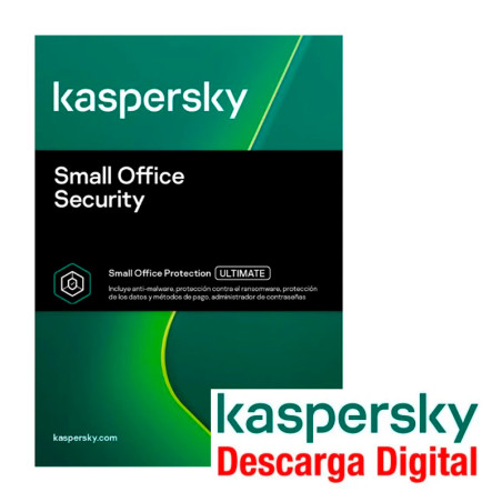 SOFT.KASPERSKY ELEC.SMALL OFF.SEC. 1 SERV + 6 DISP. 1 AÑO 