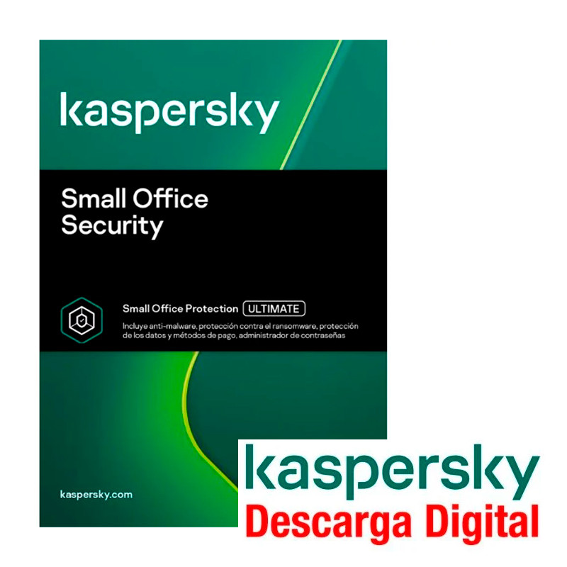 SOFT.KASPERSKY ELEC.SMALL OFF.SEC. 1 SERV + 5 DISP. 1 AÑO 