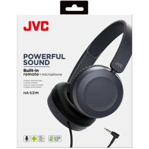 AURICULAR JVC HA-S31M MICRÓFONO CABLE JACK 3.5MM AZUL