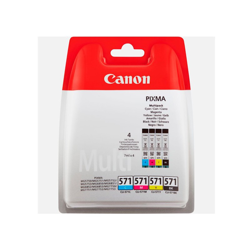 INK JET CANON MULTIPACK CLI571 0386C005