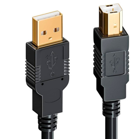 CABLE USB 2.0 REPETIDOR A MACHO/ B MACHO 10 M. NEGRO