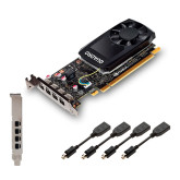 VGA PNY QUADRO P1000 V2 LOWPROFILE DP NV GDDR5 4GB