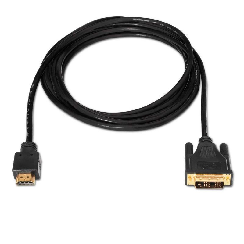 CABLE AISENS DVI MACHO - HDMI MACHO 1.8M/ NEGRO