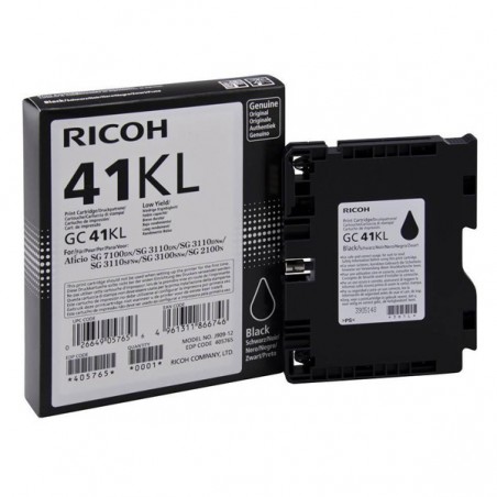 INK JET RICOH ORIG. GC-41-KL NEGRO 600 PAG.